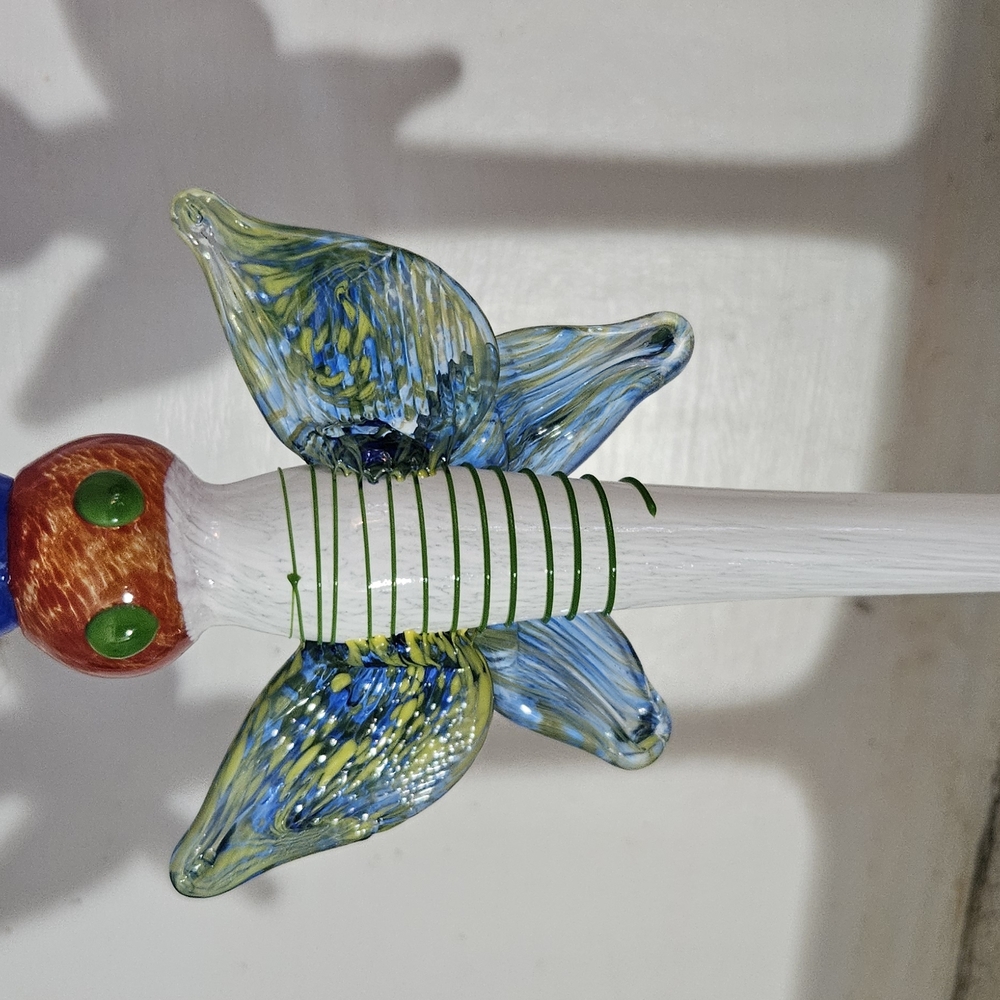Colorful Glass Butterfly Drink And Bar Ware Martini Champagne - Picture 7 of 12